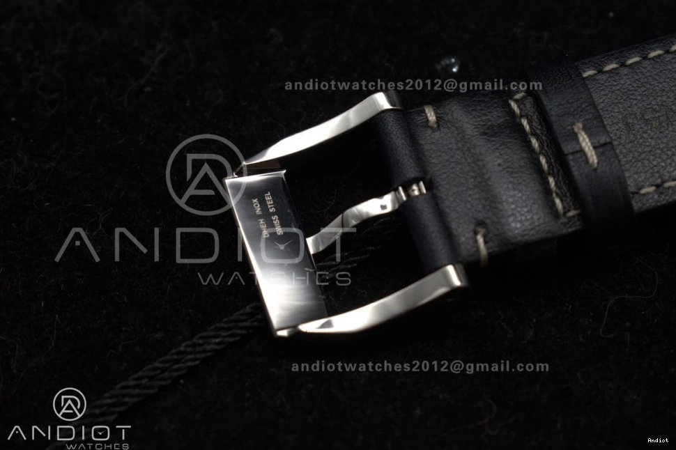Edition A32111 1:1 Blue Mark Dial Pilot IW328203 on Leather ZF XX Best Dark Strap Blue 1203